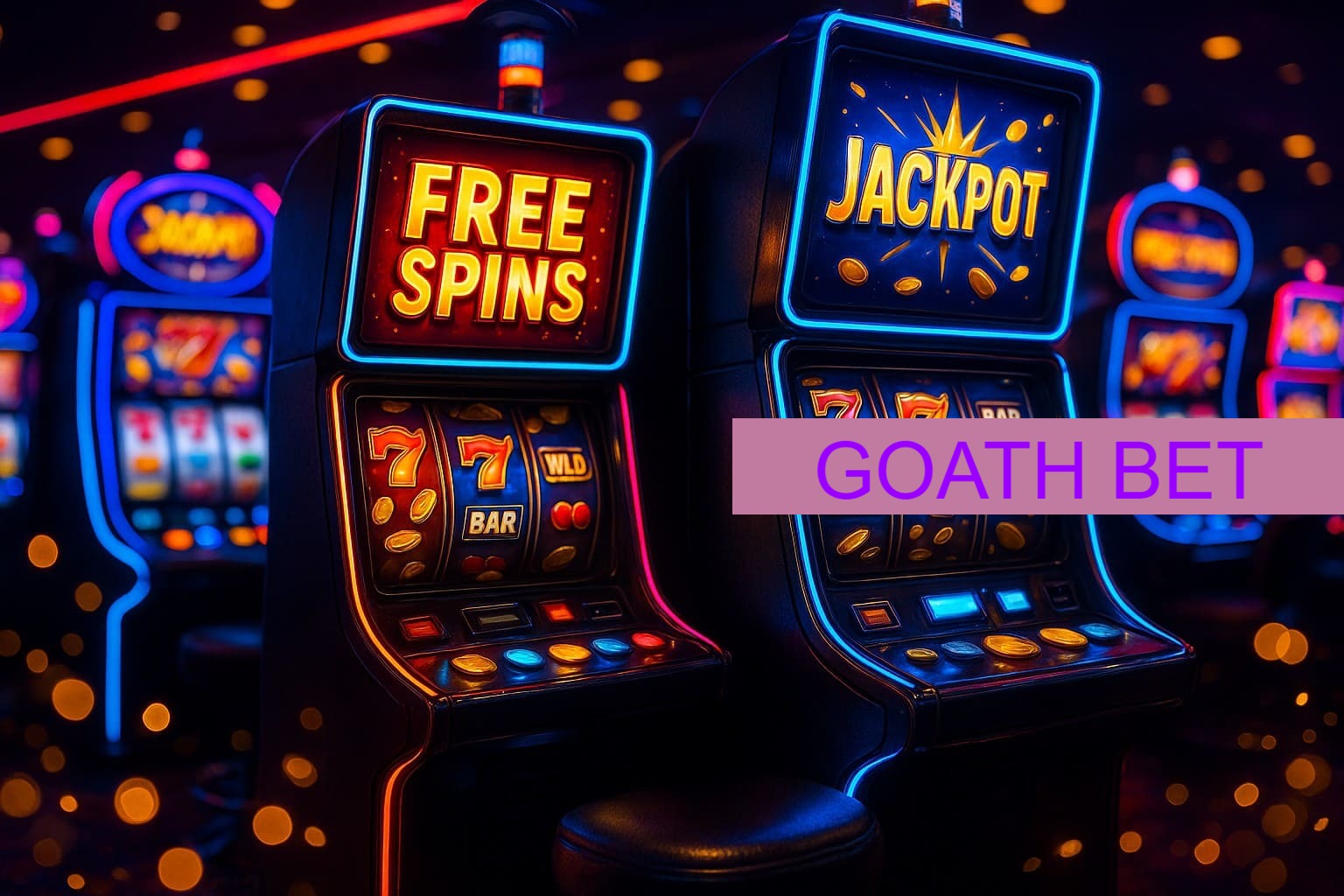 Diversos jogos de caça-níqueis